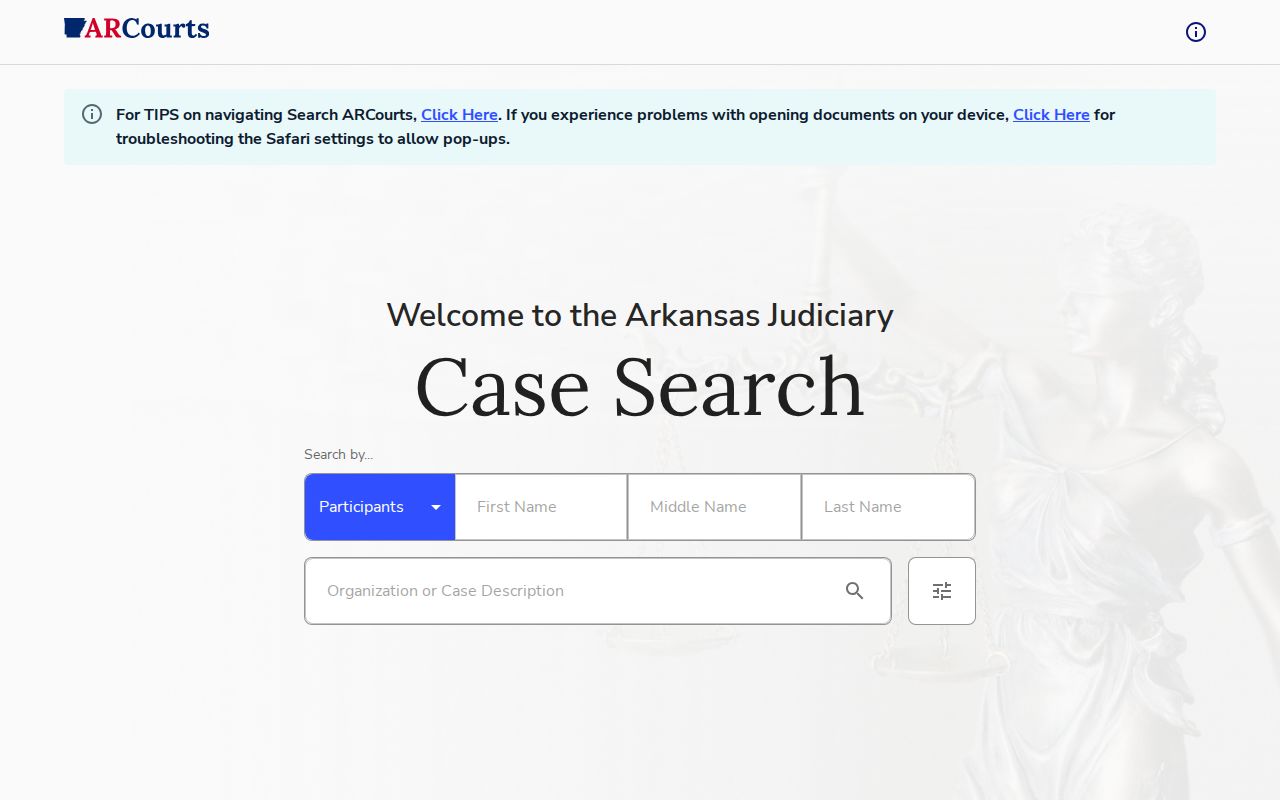 Texarkana people search Search ARCourts case portal